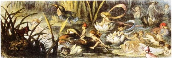 Water-Lilies and Water Fairies by Richard ...Dicky....Doyle, 1824-83